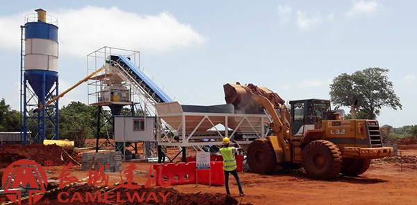 長(zhǎng)城hzs60工程混凝土攪拌站