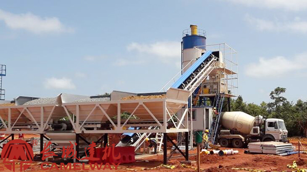 長(zhǎng)城hzs60工程混凝土攪拌站