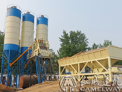 長城攪拌站js1000機械圖片