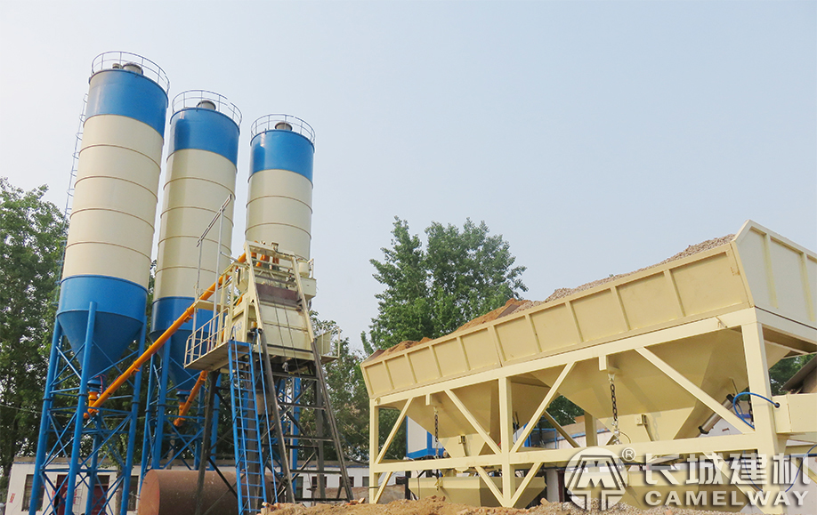 河南周口太康HZS50混凝土攪拌站