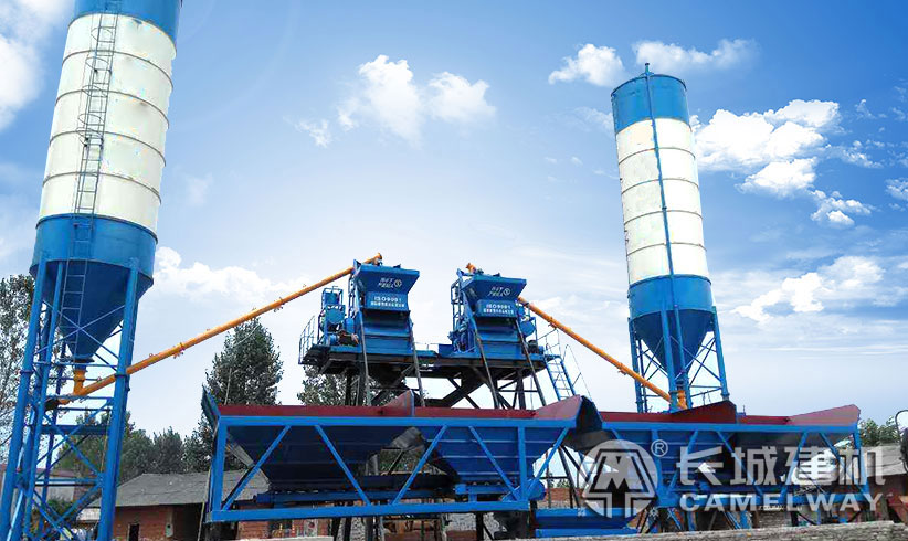 長(zhǎng)城建機(jī)雙hzs25攪拌站

