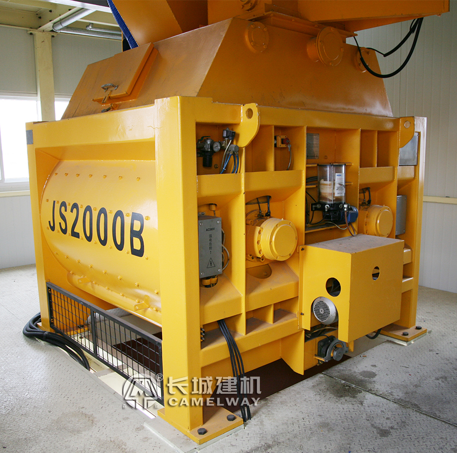 長(zhǎng)城建機(jī)hzs120攪拌站強(qiáng)制式j(luò)s2000型攪拌機(jī)

