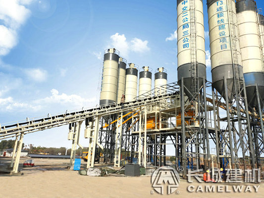 hzs120型商混攪拌站