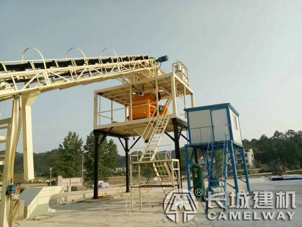 120立方米每小時混凝土攪拌站