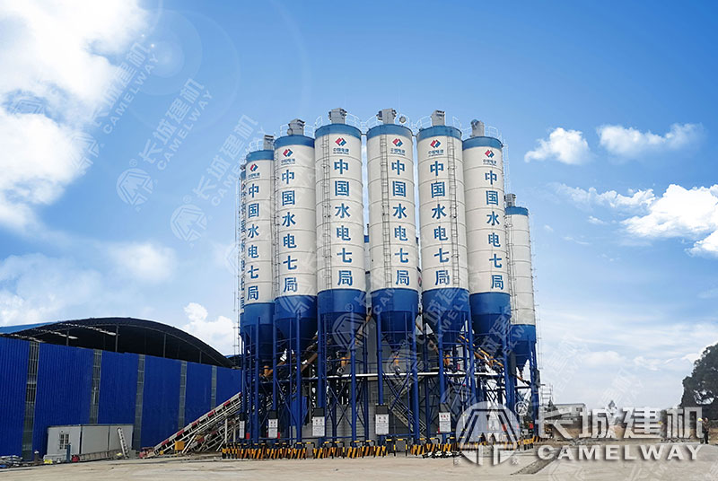 長城建機(jī)高鐵混凝土攪拌站的特點(diǎn)