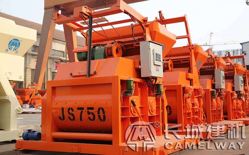 JS型強制式雙臥軸混凝土攪拌機