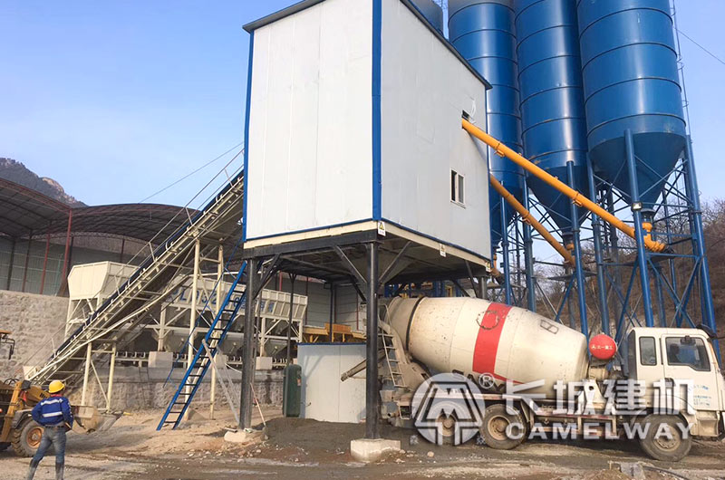 60攪拌站生產實景