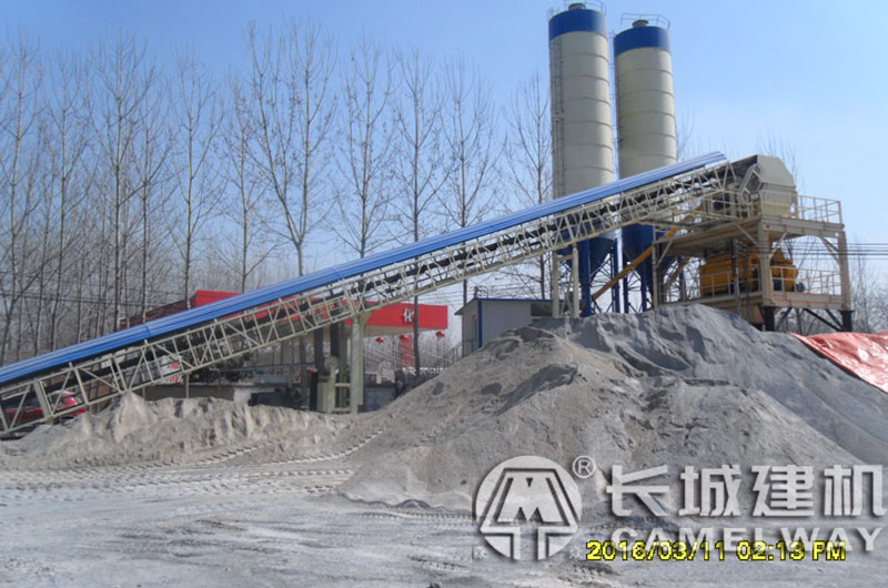 商品混凝土加工中