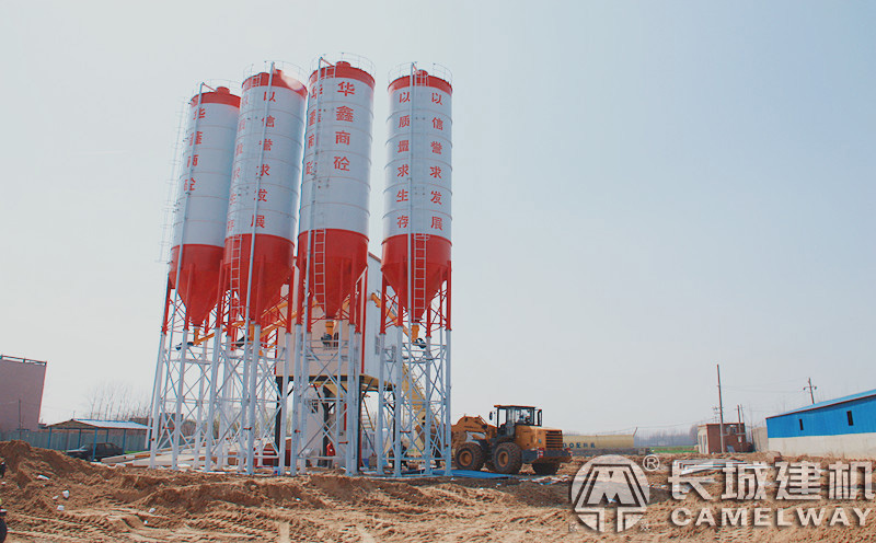 長城建機(jī)商砼站案例-淮陽120站