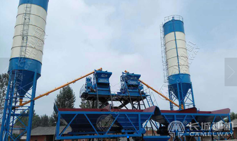 每小時60噸混凝土攪拌站